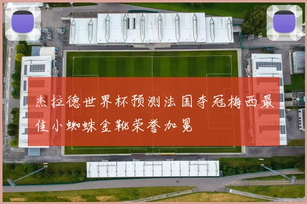 杰拉德世界杯预测法国夺冠梅西最佳小蜘蛛金靴荣誉加冕